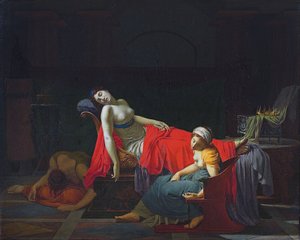 Dood van Cleopatra door Jean-Baptiste Regnault