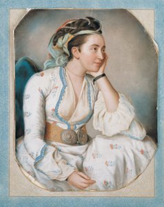 Een Vrouw in Turkse Kleding
