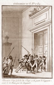 Franse Revolutie - Gebeurtenis van 6 oktober door Jean Francois Janinet