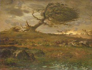 De Windvlaag door Jean Francois Millet
