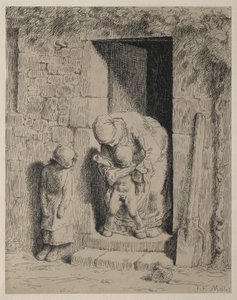 De Moederlijke Voorzorg door Jean-Francois Millet