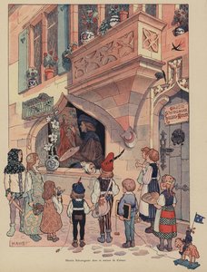 Martin Schongauer, Elzasser schilder en graveur in zijn huis in Colmar
