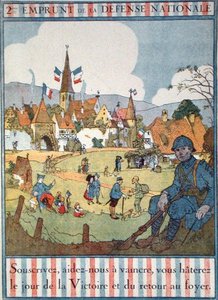 Poster ter promotie van de Tweede Nationale Defensielening