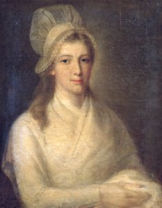 Charlotte Corday (1768-93) door Jean Jacques Hauer