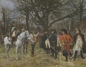 Informatie - Generaal Desaix en de Boer door Jean Louis Ernest Meissonier