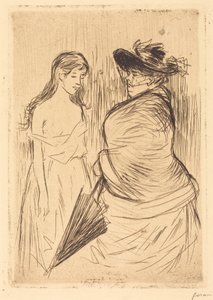 De handel in blanke vrouwen (The White Slave Trade) door Jean-Louis Forain
