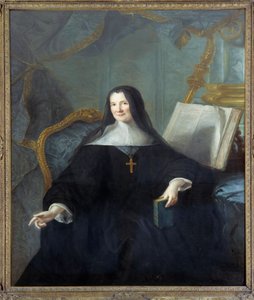 Portret van Anne Geyssans de Clermont-Chatte, abdis van Chelles (overleden in 1789)