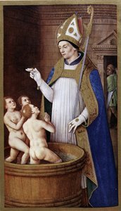 Sint Nicolaas na Jean Bourdichon