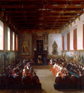 De vergadering van notabelen in Rouen door Hendrik IV in 1596