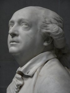 Graaf Alessandro di Cagliostro 1743-1795 (detail), 1786 door Jean Antoine Houdon