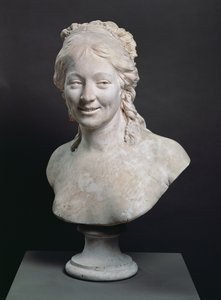 Portretbuste van Madame Houdon, de vrouw van de kunstenaar, 1786 door Jean Antoine Houdon