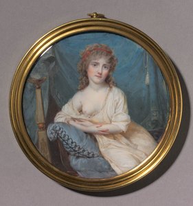 Portret van een Vrouw Liggend op een Sofa, c. 1804
