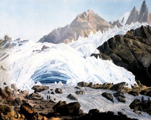 Chamonix: bron van de Arveyron, ca. 1800