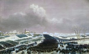 De slag bij Preussisch-Eylau op 8 februari 1807 door Jean Antoine Simeon Fort