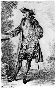 Beeld, ca. 1700-1720, 1924 door Jean Antoine Watteau