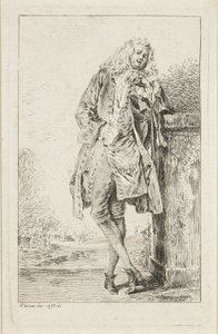 Modefiguren door Jean Antoine Watteau