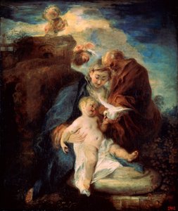 De Heilige Familie rust tijdens de vlucht naar Egypte, 1719