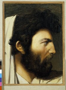 Portret van een man in profiel