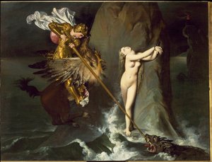 Angelica wordt bevrijd door Roger (uit Orlando furioso)