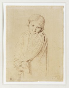 Charlotte-Madeleine Taurel, dochter van de graveur ... door Jean Auguste Dominique Ingres