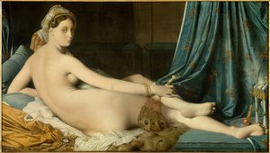 Grande Odalisque door Jean Auguste Dominique Ingres