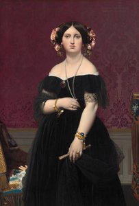 Madame Moitessier door Jean Auguste Dominique Ingres