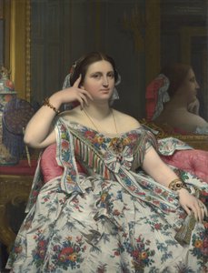 Mevrouw Moitessier door Jean Auguste Dominique Ingres