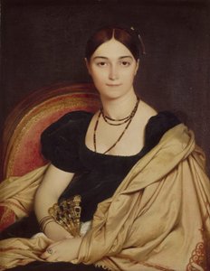 Portret van Madame Duvaucey door Jean Auguste Dominique Ingres