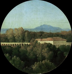 Romeins landschap met aquaduct van de Villa Borghese, 1807