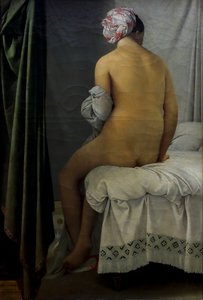 De baadster door Jean Auguste Dominique Ingres