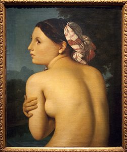De baadster door Jean Auguste Dominique Ingres