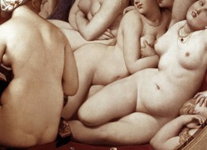 Het Turkse bad (detail) door Jean Auguste Dominique Ingres