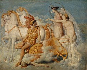 Venus, Gewond door Diomedes, Keert Terug naar Olympus