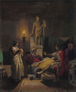 Vergilius leest uit de Aeneis, 1864 door Jean Auguste Dominique Ingres