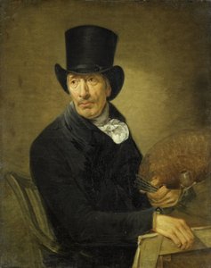 Pieter Barbiers Pz (1748-1842), schilder door Jean Augustin Daiwaille