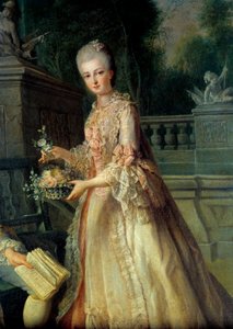 Portret van Louise Adelaide, toekomstige hertogin van Orleans (detail)