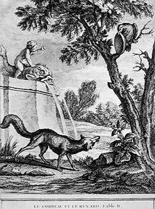 De raaf en de vos (gravure)