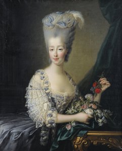 Prinses Maria Theresa van Savoye, gravin van Artois door Jean Baptiste André Gautier Dagoty
