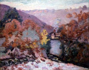 Landschap bij La Creuse, Bretagne, c.1910