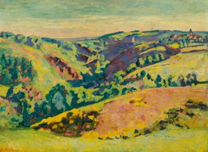 Op de heuvels van Sedelle, 1921 door Jean Baptiste Armand Guillaumin