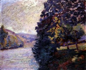 Zonsopgang bij Crozant, Bretagne, c.1916