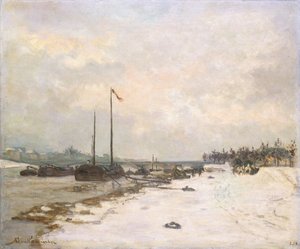 De kade van de Seine in de omgeving van Parijs, 1873 door Jean Baptiste Armand Guillaumin