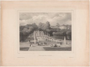 Fontein bij het Château de Saint-Cloud