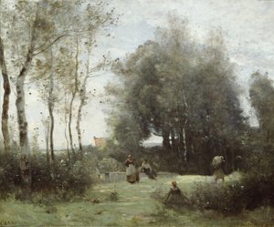Arleux-Palluel, De Brug van Trysts, 1871-72 door Jean Baptiste Camille Corot
