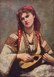 Christine Nilsson, 1874 1935 door Jean Baptiste Camille Corot