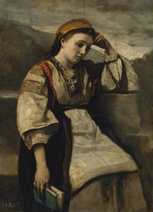 Dagdroom, ca. 1860-65 door Jean Baptiste Camille Corot