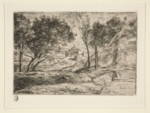Herinnering aan Toscane door Jean Baptiste Camille Corot