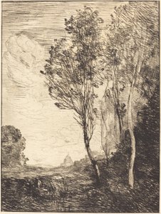 Souvenir van Italië, 1866 door Jean Baptiste Camille Corot
