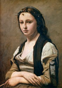 De vrouw met de parel, c1842