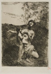 Venus die de vleugels van Cupido knipt, eerste plaat